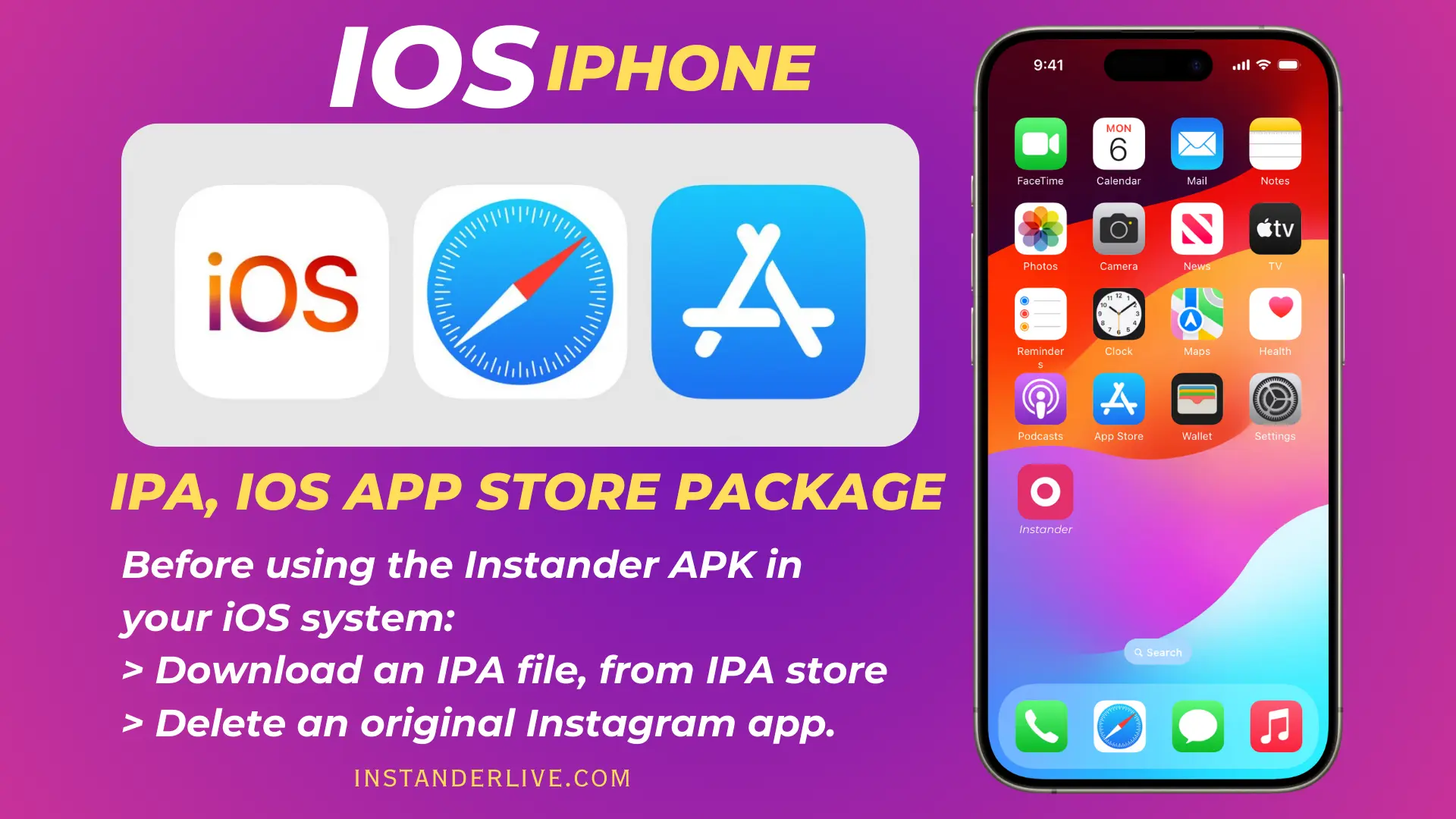 Instander for ios IPA App Store